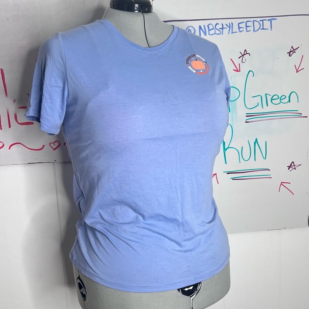 Light Blue Harvest Season Women's T Shirt